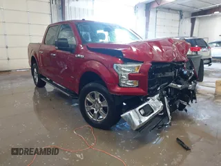 2016 Ford F-150 XLT with VIN 1FTEW1EG7GKF67577, listed as a IAAI auction lot 41612450 with 123,573 mi miles and . Bid and sale history available at carsss.com. Image 1.
