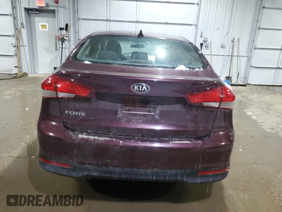2017 Kia Forte LX with VIN 3KPFK4A76HE161009, listed as a Copart auction lot 45849035 with 164,338 mi miles and Salvage Title. Bid and sale history available at DreamBid. Image 6.