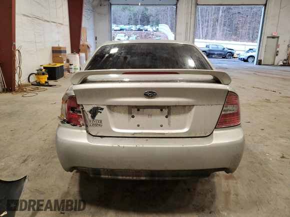 2005 Subaru Legacy GT with VIN 4S3BL686056226815, listed as a Copart auction lot 86820274 with 286,997 mi miles and Salvage title. Bid and sale history available at DreamBid. Image 6.
