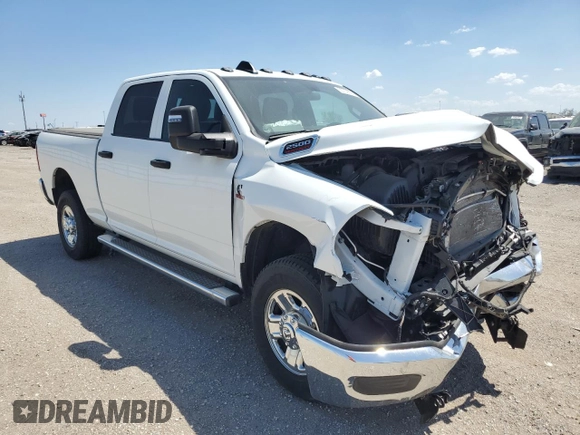 2023 Ram 2500 Tradesman with VIN 3C6UR5CL0PG503647, listed as a Copart auction lot 53709395 with 63,429 mi miles and Salvage title. Bid and sale history available at DreamBid. Image 4.