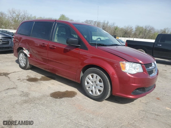 2015 Dodge Grand Caravan American Value Pkg with VIN 2C4RDGBG2FR615727, listed as a Copart auction lot 51676455 with 106,667 mi miles and Salvage Title. Bid and sale history available at carsss.com. Image 4.