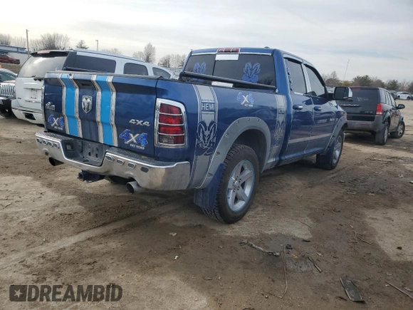 2010 Dodge 1500 SLT with VIN 1D7RV1GTXAS198516, listed as a Copart auction lot 40552514 with 140,192 mi miles and Salvage Title. Bid and sale history available at carsss.com. Image 3.