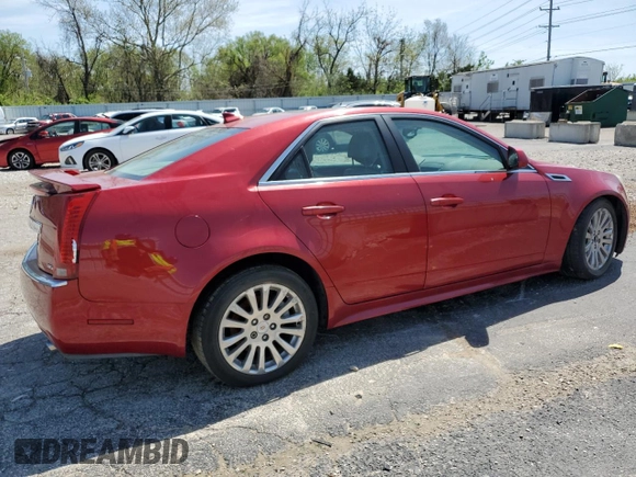 2011 Cadillac CTS Premium with VIN 1G6DS5ED3B0102550, listed as a Copart auction lot 54325525 with Not Provided miles and Clean Title. Bid and sale history available at carsss.com. Image 3.
