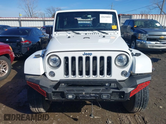 2017 Jeep Wrangler Unlimited Sahara with VIN 1C4BJWEG2HL552382, listed as a IAAI auction lot 41631092 with 96,097 mi miles and . Bid and sale history available at DreamBid. Image 13.