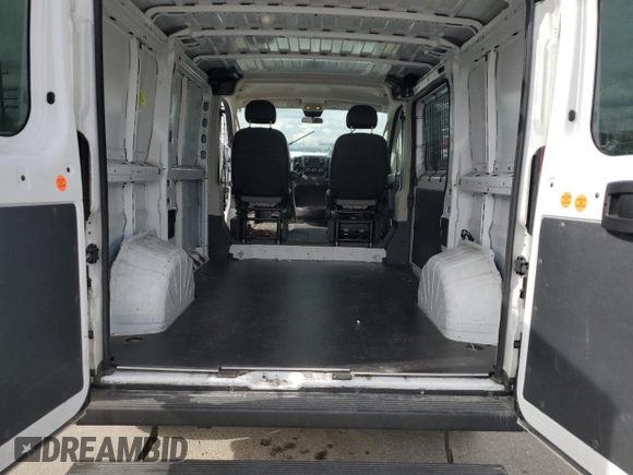 2019 Ram ProMaster Cargo with VIN 3C6TRVNG6KE512918, listed as a Copart auction lot 49177795 with 160,417 mi miles and Salvage Title. Bid and sale history available at DreamBid. Image 10.