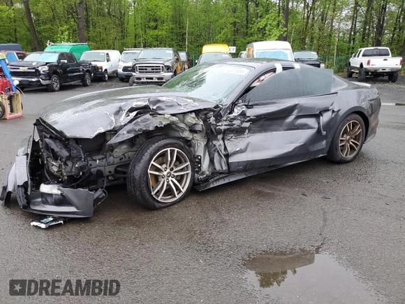 2016 Ford Mustang EcoBoost with VIN 1FA6P8TH6G5307665, listed as a Copart auction lot 55615395 with 177,127 mi miles and Salvage Title. Bid and sale history available at DreamBid. Image 1.