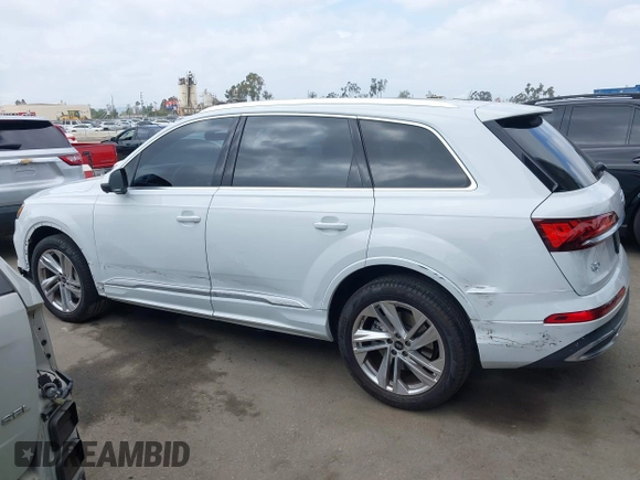 2023 Audi Q7 Premium Plus with VIN WA1LXBF73PD005733, listed as a IAAI auction lot 42229125 with 42,381 mi miles and . Bid and sale history available at DreamBid. Image 14.