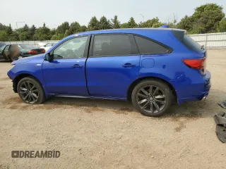 2020 Acura MDX Technology with VIN 5J8YD4H04LL027550, listed as a Copart auction lot 58573455 with 45,007 mi miles and Salvage title. Bid and sale history available at DreamBid. Image 2.