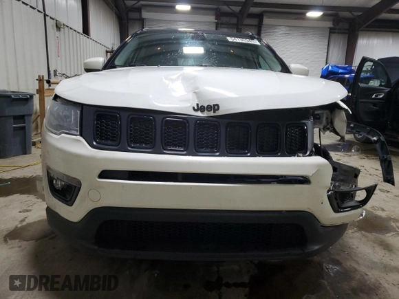 2019 Jeep Compass Altitude z VIN 3C4NJDBB5KT834215, wystawiony jako Copart lot #54130345 z przebiegiem 1 660 mil mil oraz Szkoda całkowita • Salvage title. Historia ofert i sprzedaży dostępna na DreamBid. Obrazek 5.