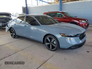 2024 Honda Accord Sport с VIN 1HGCY2F55RA050213, выставлен на аукционе Copart как лот 54633855 с пробегом 17 341 миль миль и Списание • Salvage title. История ставок и продаж доступна на DreamBid. Изображение 4.