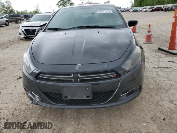 2015 Dodge Dart GT with VIN 1C3CDFEB0FD278420, listed as a Copart auction lot 55851335 with 178,235 mi miles and Clean Title. Bid and sale history available at carsss.com. Image 5.