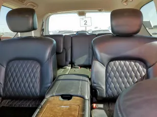 2018 Infiniti QX80 with VIN JN8AZ2NEXJ9195620, listed as a Copart auction lot 57509485 with 92,051 mi miles and Clean title. Bid and sale history available at DreamBid. Image 10.