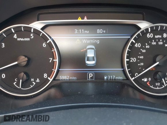2024 Nissan Altima SR with VIN 1N4BL4CV4RN301228, listed as a IAAI auction lot 42117412 with 5,982 mi miles and . Bid and sale history available at DreamBid. Image 15.