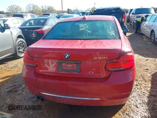 2018 BMW 2 Series 230i xDrive with VIN WBA2J3C56JVD48713, listed as a IAAI auction lot 41861277 with 103,706 mi miles and . Bid and sale history available at carsss.com. Image 16.