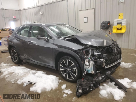 2021 Lexus UX 250h z VIN JTHX9JBH8M2047296, wystawiony jako Copart lot #87916535 z przebiegiem 10 297 mil mil oraz Szkoda całkowita • Salvage title. Historia ofert i sprzedaży dostępna na DreamBid. Obrazek 4.