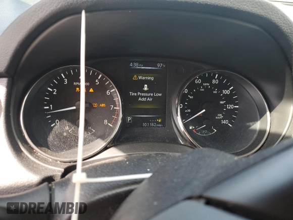 2017 Nissan Rogue S with VIN KNMAT2MV5HP611772, listed as a Copart auction lot 57281955 with 101,182 mi miles and Salvage title. Bid and sale history available at DreamBid. Image 9.