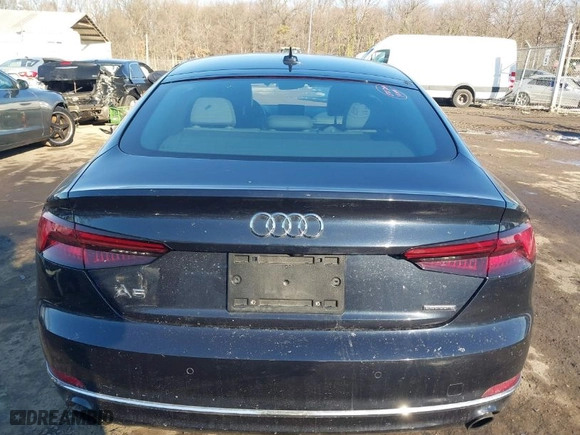 2018 Audi A5 Sportback Premium Plus with VIN WAUBNCF54JA012160, listed as a IAAI auction lot 41345908 with 123,697 mi miles. Bid and sale history available at carsss.com. Image 16.