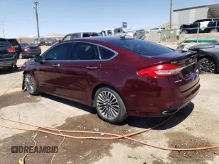 2017 Ford Fusion Titanium with VIN 3FA6P0K93HR114593, listed as a Copart auction lot 55650884 with 95,559 mi miles and Salvage Title. Bid and sale history available at carsss.com. Image 2.