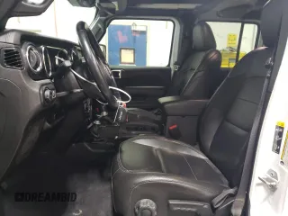 2022 Jeep Wrangler Unlimited Sahara with VIN 1C4HJXEG7NW172299, listed as a Copart auction lot 43535965 with 19,709 mi miles and Salvage Title. Bid and sale history available at DreamBid. Image 7.