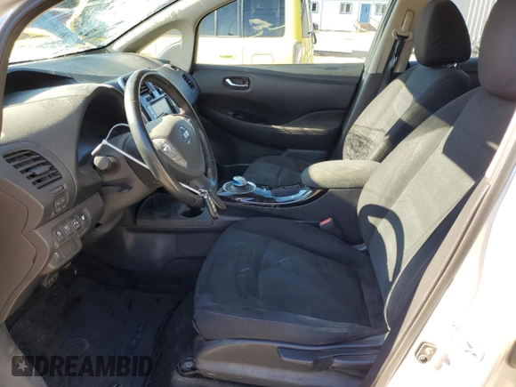 2016 Nissan LEAF S with VIN 1N4BZ0CP5GC300302, listed as a Copart auction lot 73724763 with 60,926 mi miles. Bid and sale history available at carsss.com. Image 7.
