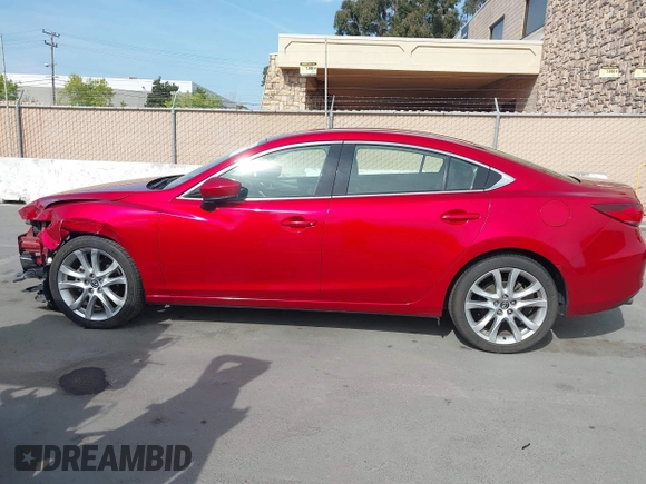 2017 Mazda Mazda6 Touring with VIN JM1GL1V56H1155982, listed as a IAAI auction lot 42055447 with 59,566 mi miles. Bid and sale history available at carsss.com. Image 15.