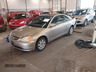 2002 Honda Civic EX with VIN 1HGEM21902L023560, listed as a IAAI auction lot 41872021 with 192,482 mi miles. Bid and sale history available at carsss.com. Image 17.
