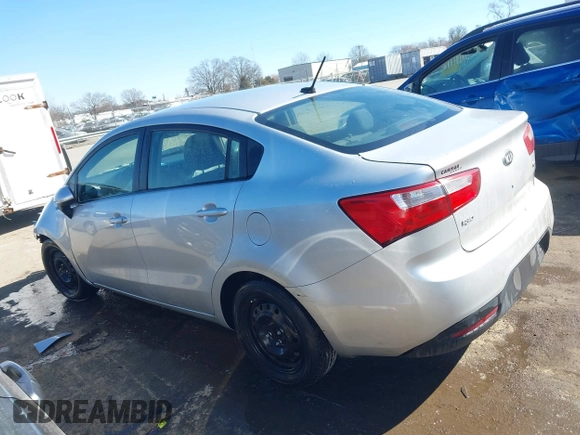 2014 Kia Rio LX with VIN KNADM4A35E6395218, listed as a IAAI auction lot 41614054 with 134,535 mi miles and . Bid and sale history available at DreamBid. Image 14.