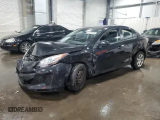 2013 Mazda Mazda3 i Sport with VIN JM1BL1U79D1702167, listed as a Copart auction lot 49675255 with 107,953 mi miles and Salvage Title. Bid and sale history available at carsss.com. Image 1.