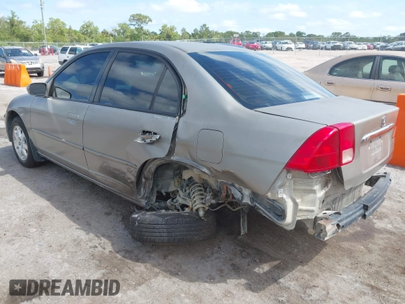 2001 Honda Civic EX with VIN 2HGES26711H599408, listed as a IAAI auction lot 41993846 with 96,095 mi miles and . Bid and sale history available at DreamBid. Image 3.