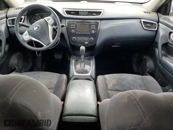 2016 Nissan Rogue SV with VIN KNMAT2MT4GP669689, listed as a Copart auction lot 52683635 with 199,221 mi miles and Salvage Title. Bid and sale history available at DreamBid. Image 8.