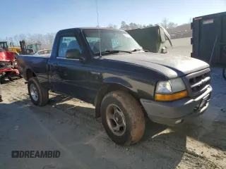 2000 Ford Ranger XL with VIN 1FTYR10V9YPA13861, listed as a Copart auction lot 45864245 with 272,902 mi miles and Salvage Title. Bid and sale history available at carsss.com. Image 4.