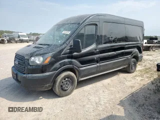 2019 Ford Transit with VIN 1FTYR2CM1KKA09221, listed as a Copart auction lot 56328235 with 223,051 mi miles and Salvage title. Bid and sale history available at DreamBid. Image 1.