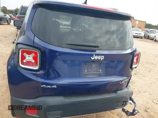2017 Jeep Renegade Limited with VIN ZACCJBDB9HPE72768, listed as a IAAI auction lot 41506030 with 93,657 mi miles and . Bid and sale history available at DreamBid. Image 16.