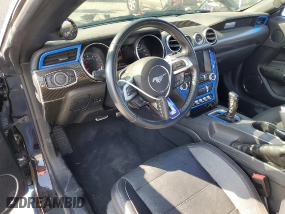 2021 Ford Mustang GT with VIN 1FA6P8CF6M5156028, listed as a Copart auction lot 59390225 with 34,824 mi miles and Non repairable. Bid and sale history available at DreamBid. Image 8.