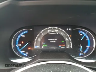2023 Toyota RAV4 Hybrid XLE with VIN 2T3UWRFV7PW177240, listed as a Copart auction lot 55631115 with 7,655 mi miles and Salvage title. Bid and sale history available at DreamBid. Image 9.
