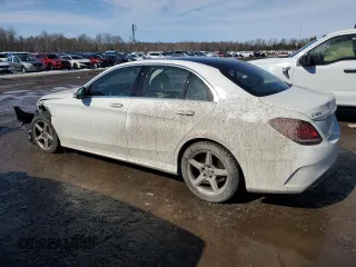 2019 Mercedes-Benz C 300 with VIN 55SWF8EB6KU299367, listed as a Copart auction lot 48035185 with 49,589 mi miles and Salvage Title. Bid and sale history available at carsss.com. Image 2.
