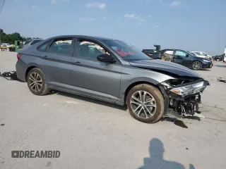 2024 Volkswagen Jetta Sport with VIN 3VWAM7BU8RM064280, listed as a Copart auction lot 59132845 with 4,439 mi miles and Salvage title. Bid and sale history available at DreamBid. Image 4.