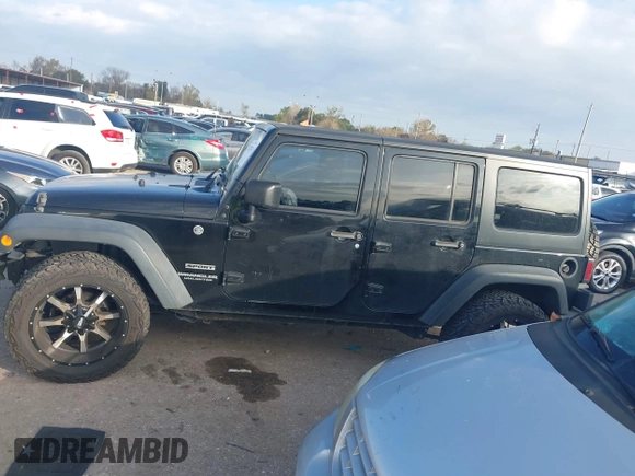 2017 Jeep Wrangler Unlimited Sport with VIN 1C4BJWDG0HL528695, listed as a IAAI auction lot 41229124 with 160,410 mi miles. Bid and sale history available at carsss.com. Image 14.