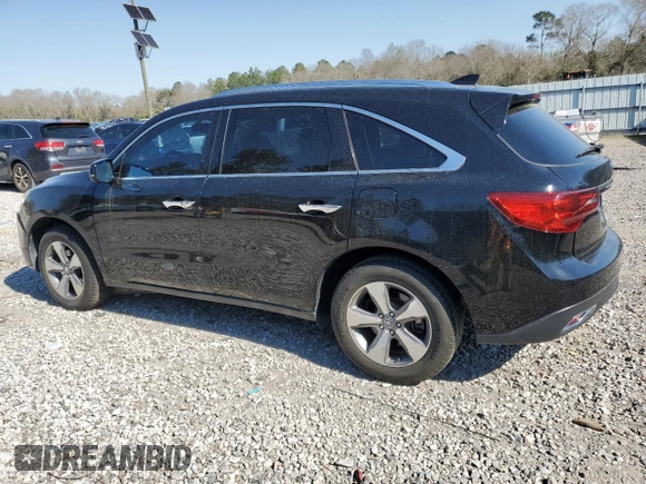 2014 Acura MDX with VIN 5FRYD3H20EB006578, listed as a Copart auction lot 49607875 with 128,393 mi miles and Salvage Title. Bid and sale history available at carsss.com. Image 2.