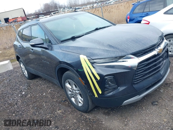 2022 Chevrolet Blazer LT with VIN 3GNKBCR42NS124773, listed as a IAAI auction lot 41973573 with 35,883 mi miles and . Bid and sale history available at DreamBid. Image 1.
