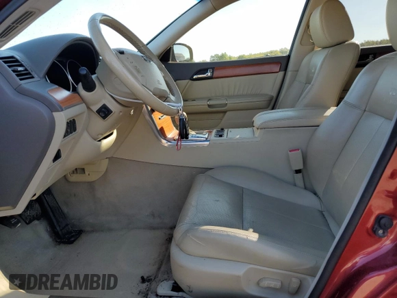 2007 Infiniti M x with VIN JNKAY01F67M453489, listed as a Copart auction lot 74777194 with 148,624 mi miles and Salvage Title. Bid and sale history available at DreamBid. Image 7.