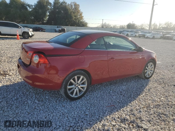 2011 Volkswagen Eos Komfort with VIN WVWBW7AH8BV003481, listed as a Copart auction lot 83985554 with 123,299 mi miles and Salvage Title. Bid and sale history available at DreamBid. Image 3.