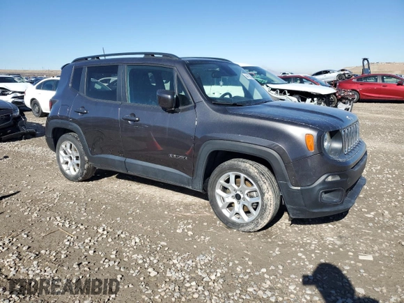 2018 Jeep Renegade Latitude with VIN ZACCJABB5JPH83987, listed as a Copart auction lot 44417805 with 93,472 mi miles and Salvage Title. Bid and sale history available at carsss.com. Image 4.