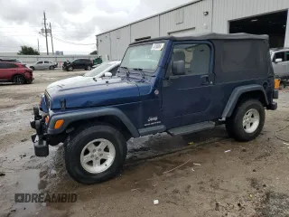 2005 Jeep Wrangler Unlimited with VIN 1J4FA44S95P335275, listed as a Copart auction lot 70788864 with 152,096 mi miles and Salvage Title. Bid and sale history available at carsss.com. Image 1.