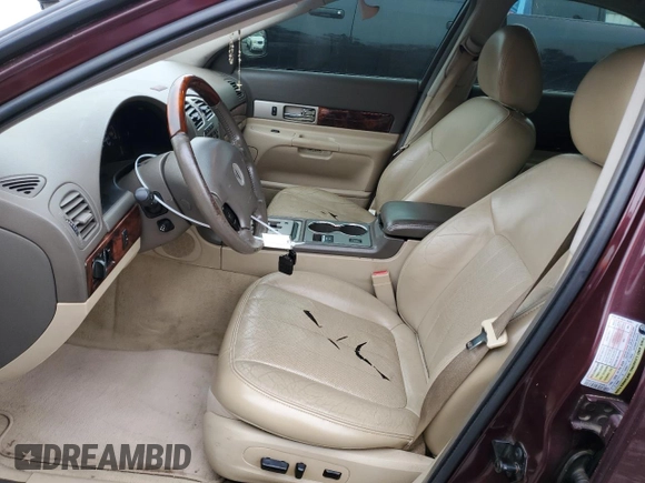 2006 Lincoln LS Sport with VIN 1LNHM87A76Y619804, listed as a Copart auction lot 85872904 with 179,199 mi miles and Salvage Title. Bid and sale history available at DreamBid. Image 7.