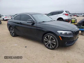2020 BMW 2 Series 230i with VIN WBA2J1C09L7E60485, listed as a Copart auction lot 44817925 with 53,159 mi miles and Clean Title. Bid and sale history available at carsss.com. Image 4.