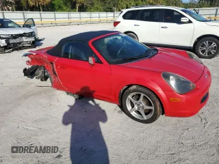 2001 Toyota MR2 z VIN JTDFR320X10028078, wystawiony jako Copart lot #85923434 z przebiegiem 81 436 mil mil oraz Szkoda całkowita • Salvage title. Historia ofert i sprzedaży dostępna na DreamBid. Obrazek 4.