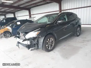 2015 Nissan Murano Platinum with VIN 5N1AZ2MH5FN214284, listed as a IAAI auction lot 41756978 with 112,267 mi miles. Bid and sale history available at carsss.com. Image 2.