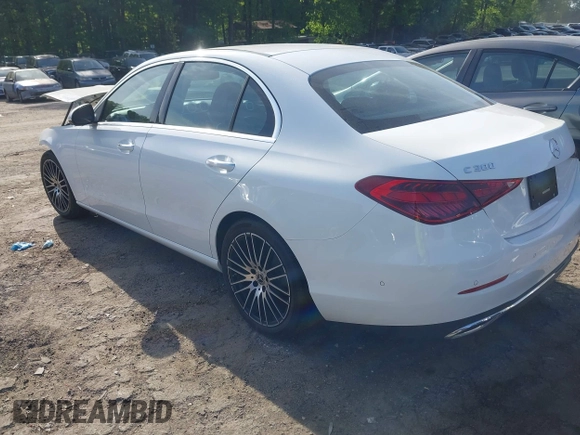 2022 Mercedes-Benz C 300 with VIN W1KAF4GB8NR016960, listed as a IAAI auction lot 42056468 with 38,229 mi miles and . Bid and sale history available at DreamBid. Image 3.