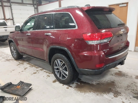 2018 Jeep Grand Cherokee Limited with VIN 1C4RJFBG5JC180707, listed as a IAAI auction lot 41836228 with 133,936 mi miles. Bid and sale history available at carsss.com. Image 3.